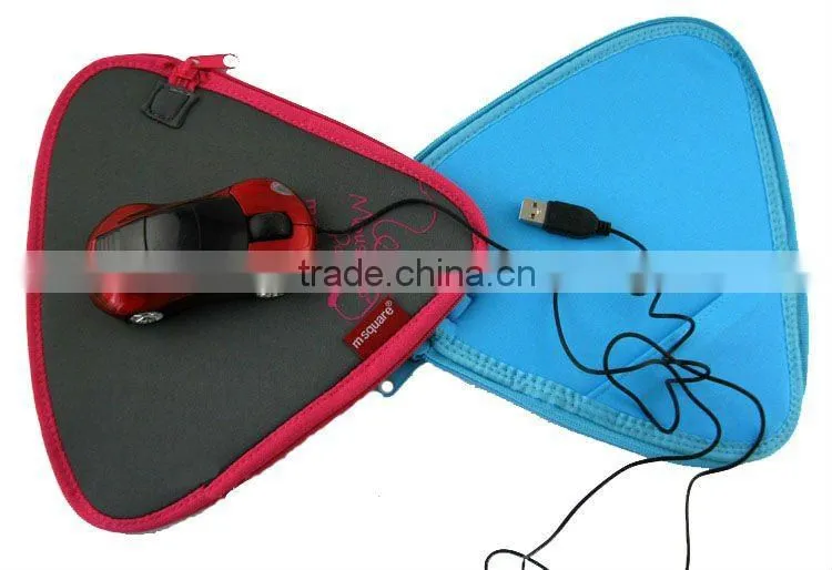 2016 Triangle Promotional Neoprene Mouse Pad Bags