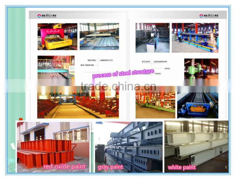 easy to install low price steel strcture