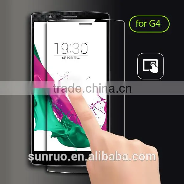 Clear tempered glass for lg g4 transparent film glass screen protector
