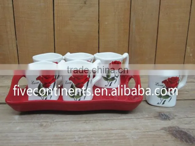 3 Pcs Ceramic Food Use Storage Jar Set with Lid