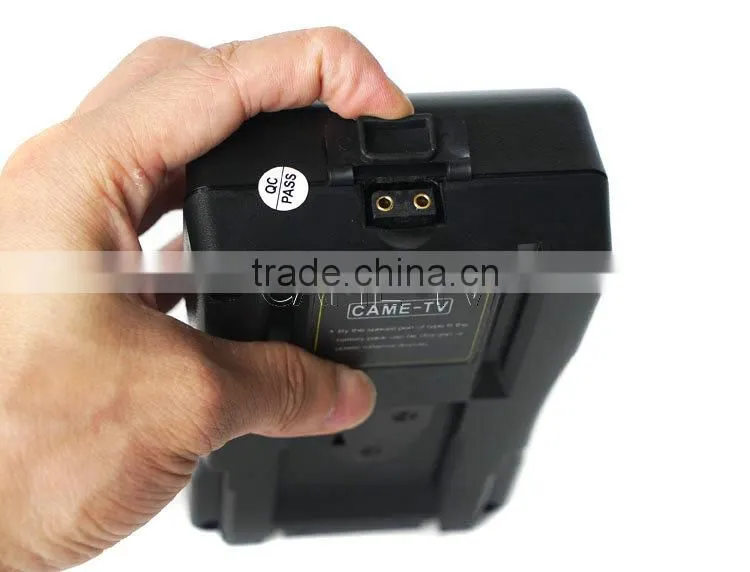 CAME-TV 190Wh Battery S ony V Mount For Camera Camcorder Battery