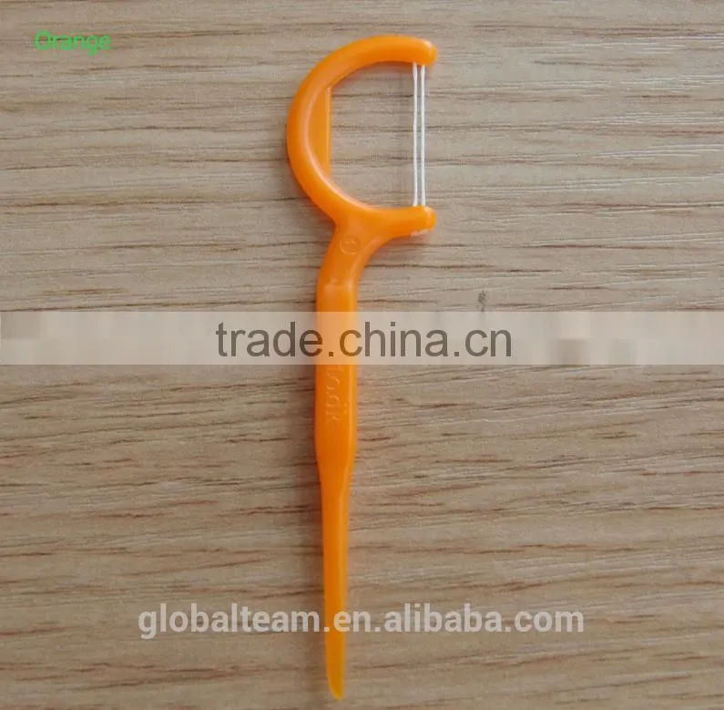 UHWMPE Dental Floss Pick with Two-Line 50 Picks