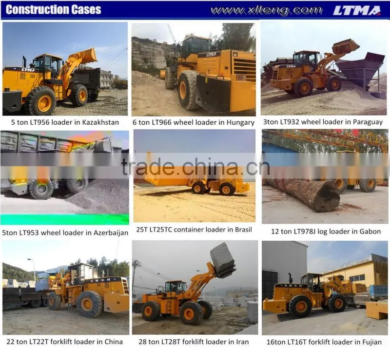 LTMA 2 ton 3 ton small wheel loader with Cummins engine