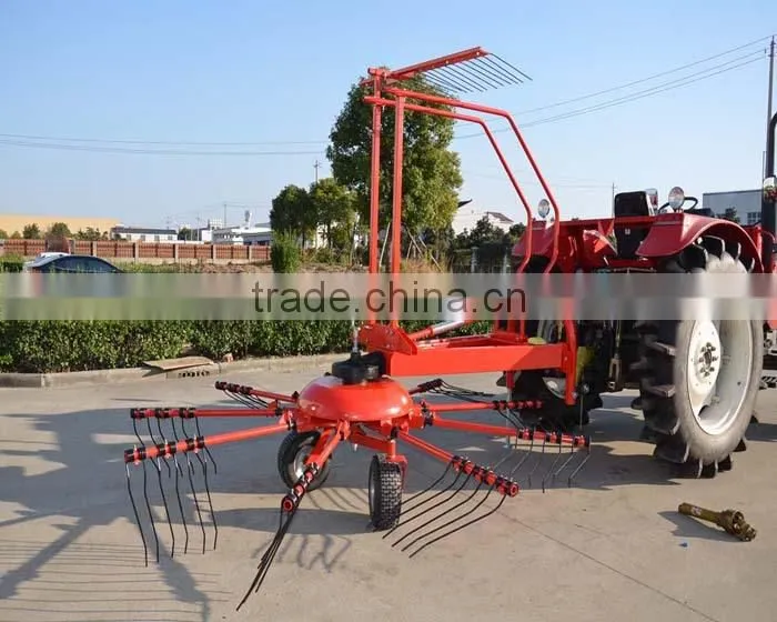 New style rotary hay raker, hay tedder, tractor rake and tedder