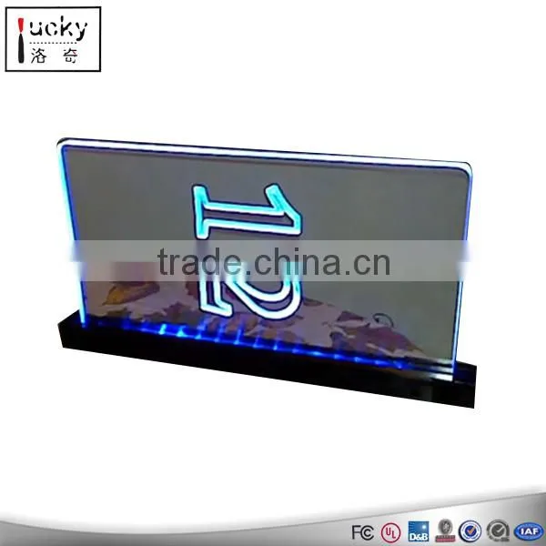 Wi Fi Logo Free Internet Services LED Acrylic Sign Night Light