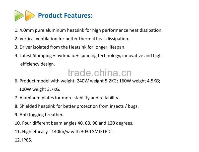 2016 AL6063 2700K 2700lm 200w UFO led high bay light with Meanwell driver for factory