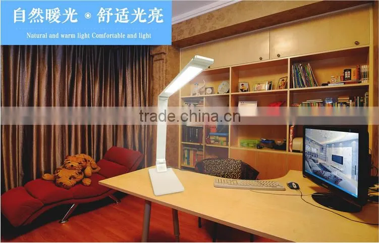 2016 hot sale,portable,rechargeable,white led desk lamp light