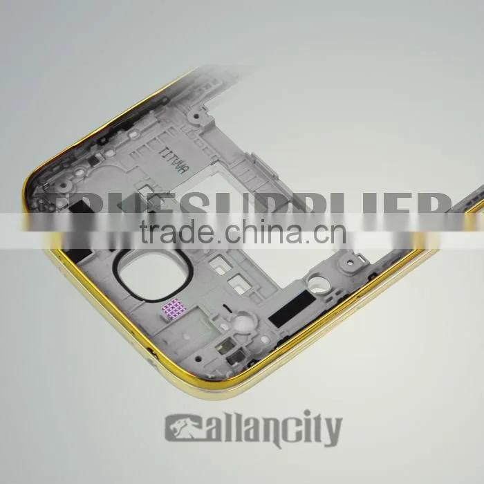 New design for Samsung gold middle plate for samsung s4 grand housing