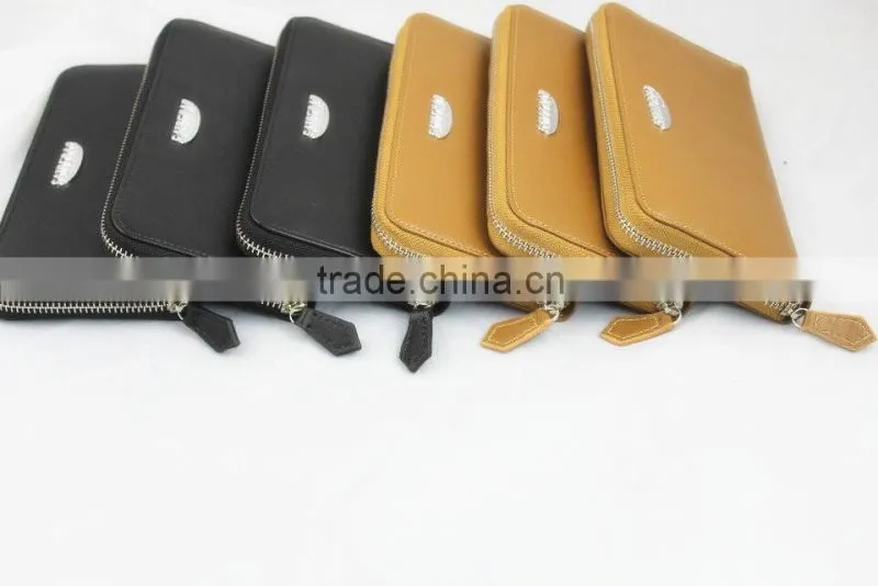 hot sale promotional business men's leather wallet