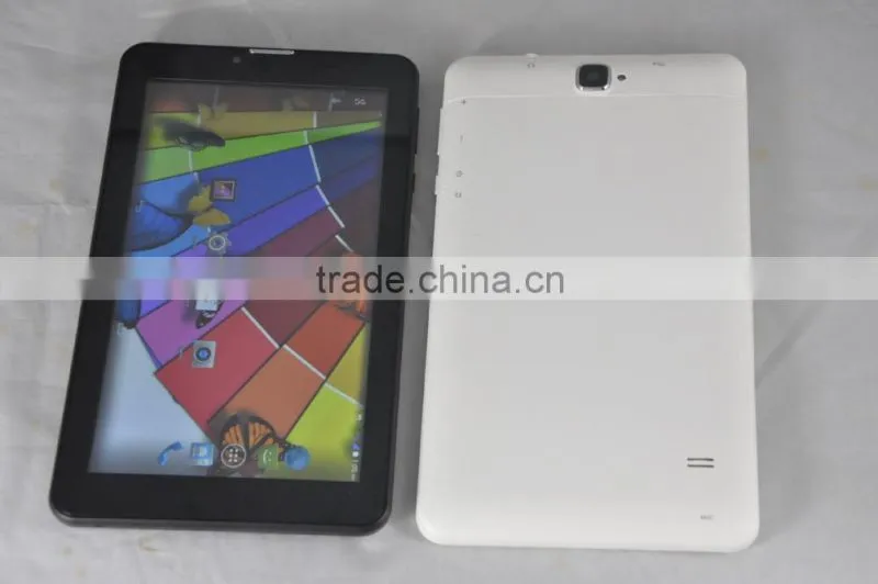 7 inch 3G tablet pc mtk8382 quad core 1024x600IPS 1.3ghz 1+8G 0.3+2.0 camera with GPS/bluetooth/FM