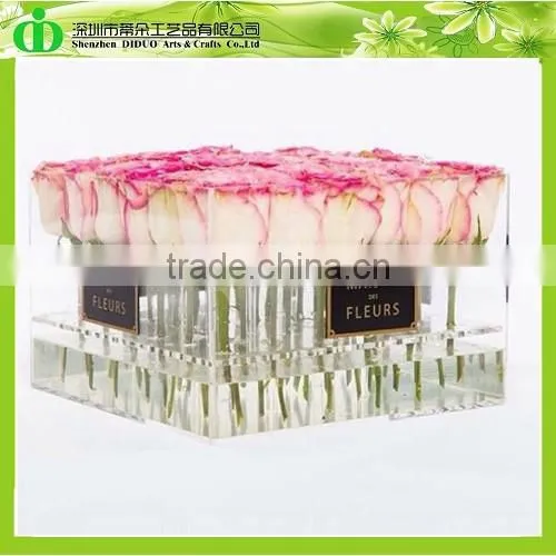 DDX-0204 Trade Assurance Modern Acrylic Rose Storage Box