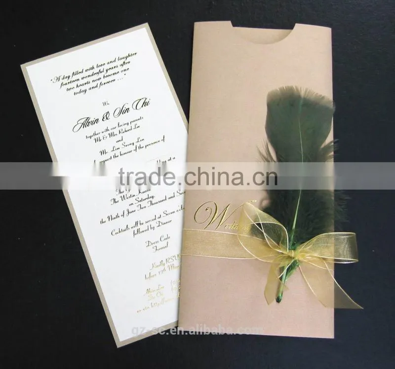 Custom invitation cards, fashionable wedding invitation cards, printed cards
