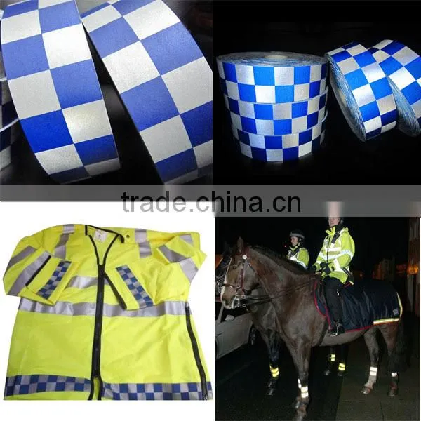 50mm Width Reflective Check Material