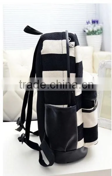 Korean Style Fashion Canvas Backpack for Girl