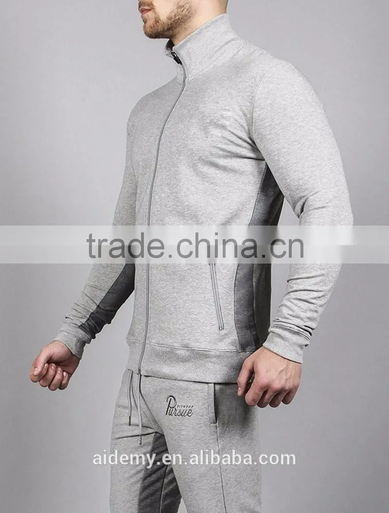 Manufacture of athletic apparel wholesale high collar pullover hoodie zipper jumper hoodie