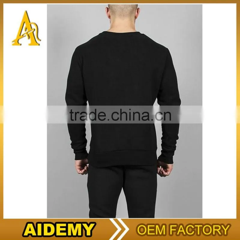High Quality Spring Casual Plain Long Sleeve 100% Cotton Jersey Mens Bulk Hoodies