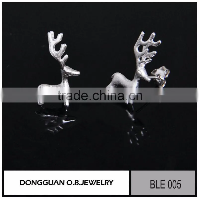Cheap price sterling silver 18K Gold plated stud earring designs