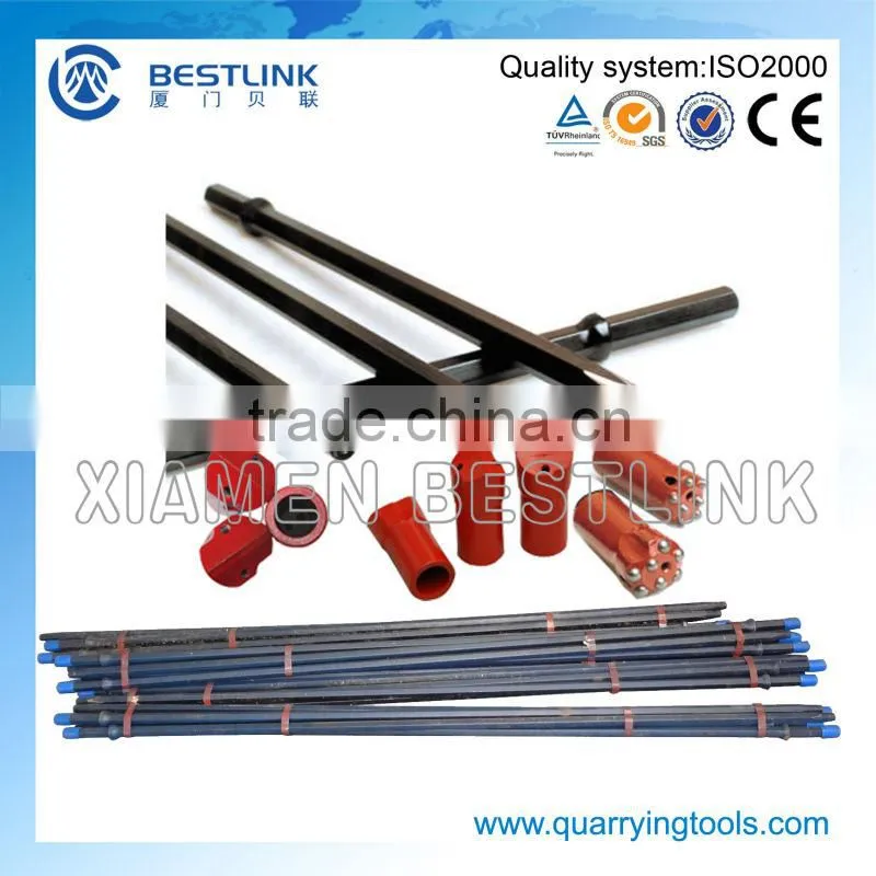 Drill rod for cross bits