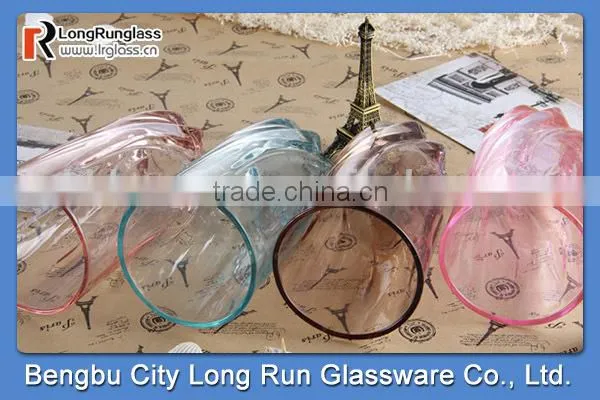 LongRun 360ml popular color tumbler glasses set fire type