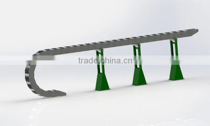 high speed cnc cable carrier flexible plastic cable drag chain anti noise cable chain made in china
