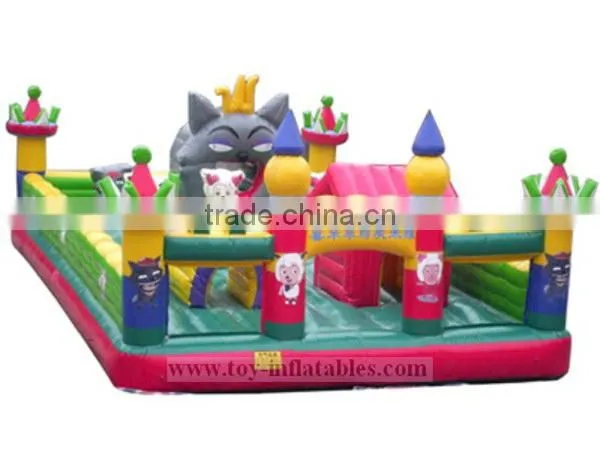 2014 cheap inflatable bounce-outdoor playground equipment