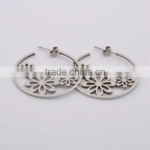 Stainless Steel Skull Cuff Earrings(BE10603)