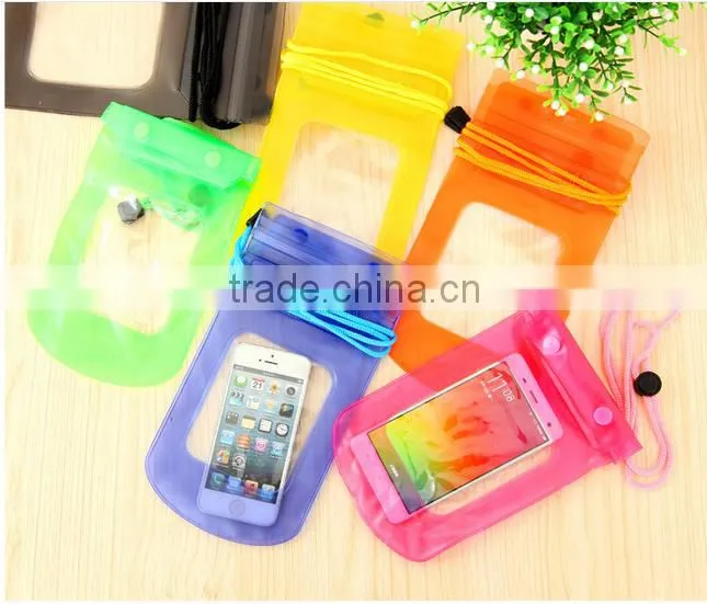 Dust and waterproof PVC mobile phone bag / waterproof cell phone bag