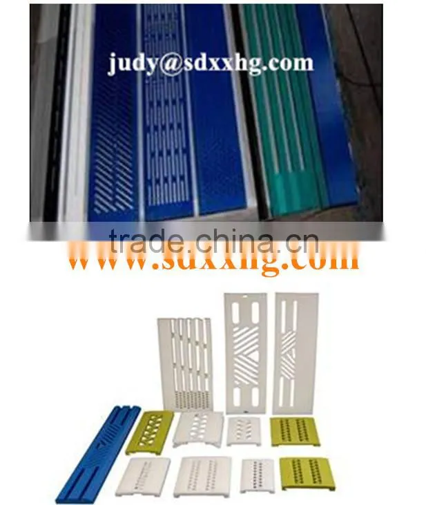 China Designed UHMWPE Dewatering element plates for paper&pulp machine