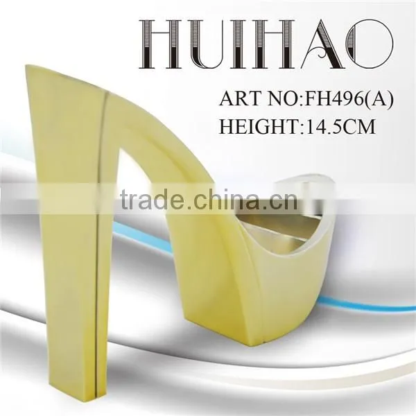 FH116(B) ABS shoe high heel sole with rhinestones