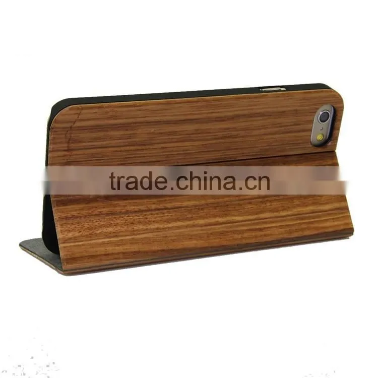 Genuine Wood Cover for Iphone6 Leather for Iphone 6 Case