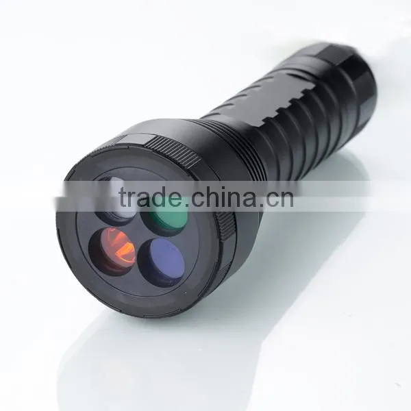 Hot Sale 4 Color Aluminium Hand Squeeze Flashlight