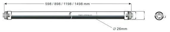 Inner driver high efficiency 100lm 1200mm 18w frosted led tube with SAA TUV,CB Approval LED Tube