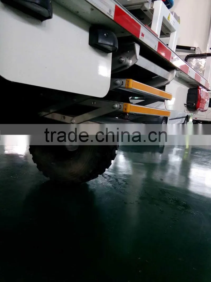 TUV CE Aluminum Electric Triple 3 step stepper ladder step stool with LED light for Van and Motorhomes
