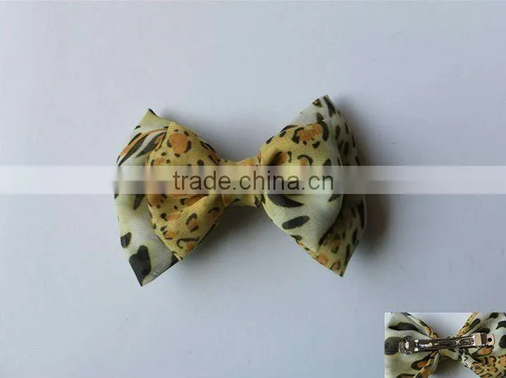 fashion barrette with butterfly tie