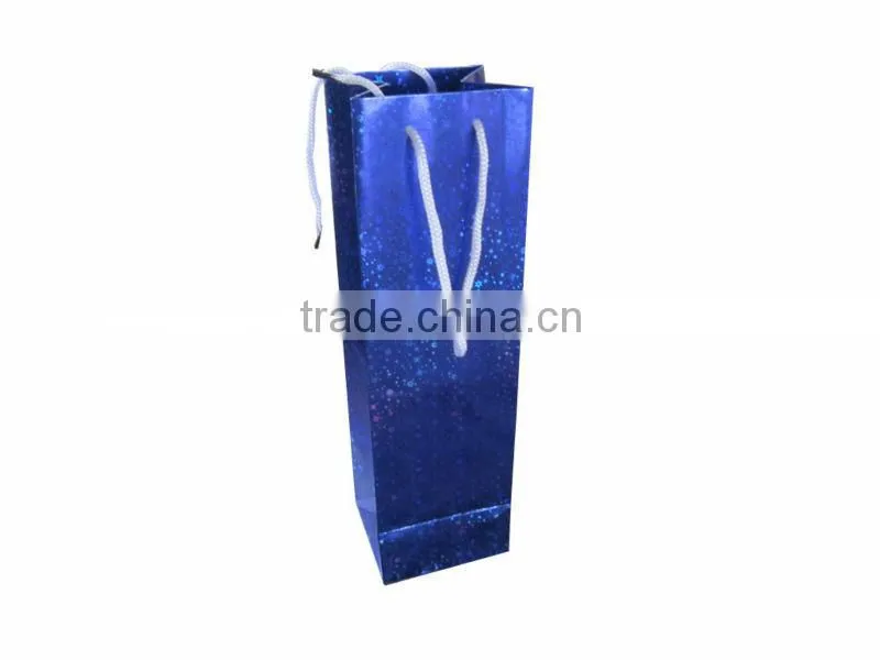 Wholesale Low Price Laser Paper Wine Bag