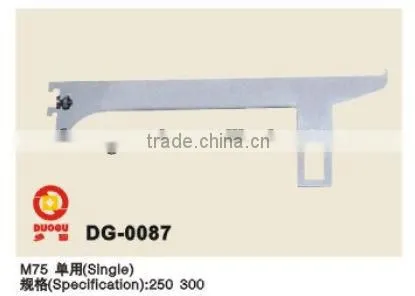 Metal shelf Z support brackets for channel