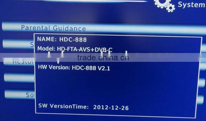 FYHD800C cable HD TV Receiver for Singapore FYHD HDC-800 Upgrade to HDC-888 cable WHITE FYHD800-c