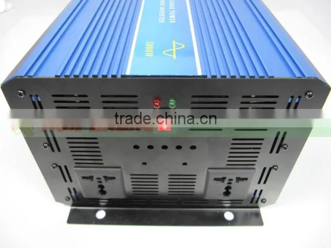 Frequency inverter 3000w off grid pure sine wave inverter, 12V/24V48VDC to 100/110/120/220/230/240V AC.