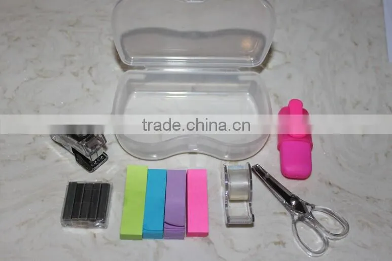 sharpener and staple set mini stationery set
