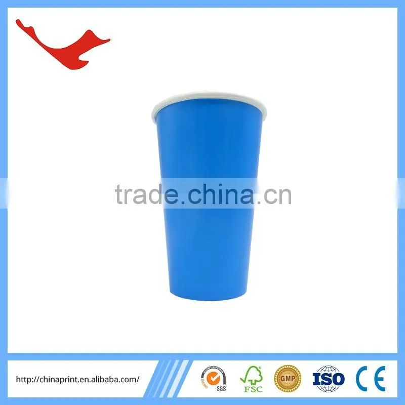 010 whole colored coffee paper cup with raw material