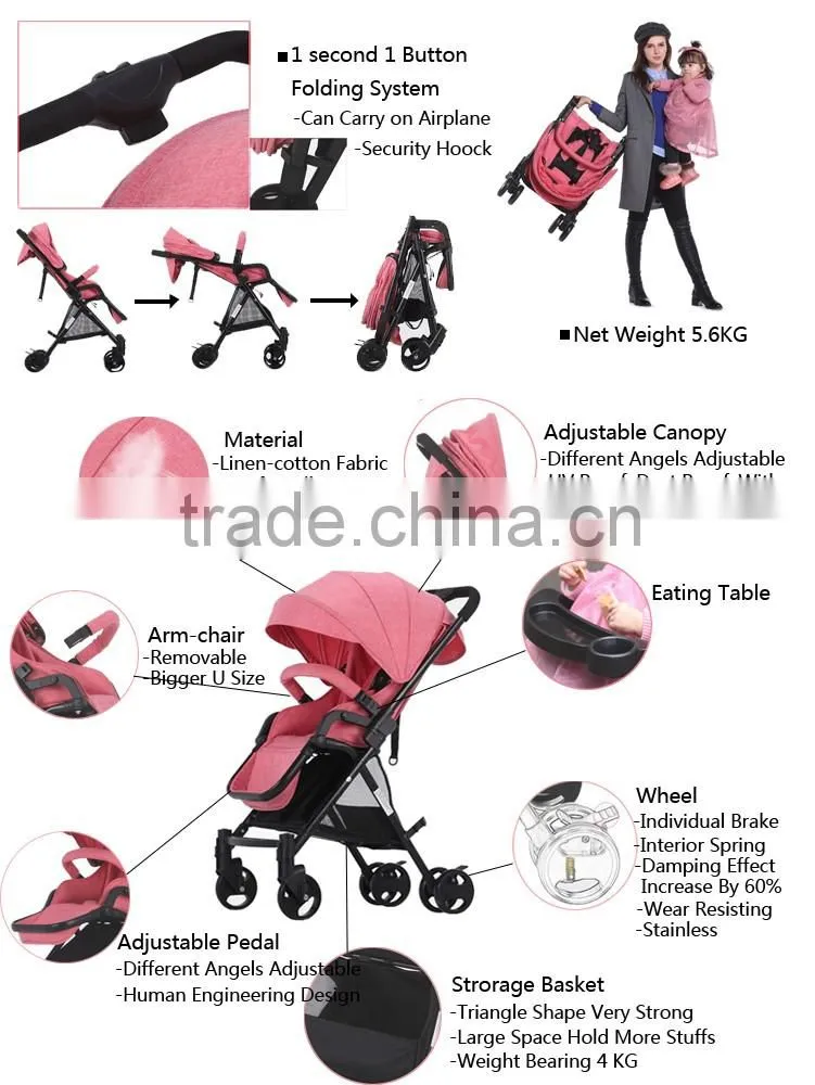 China Famous Brand Good Baby Stroller Doll Europe Standard