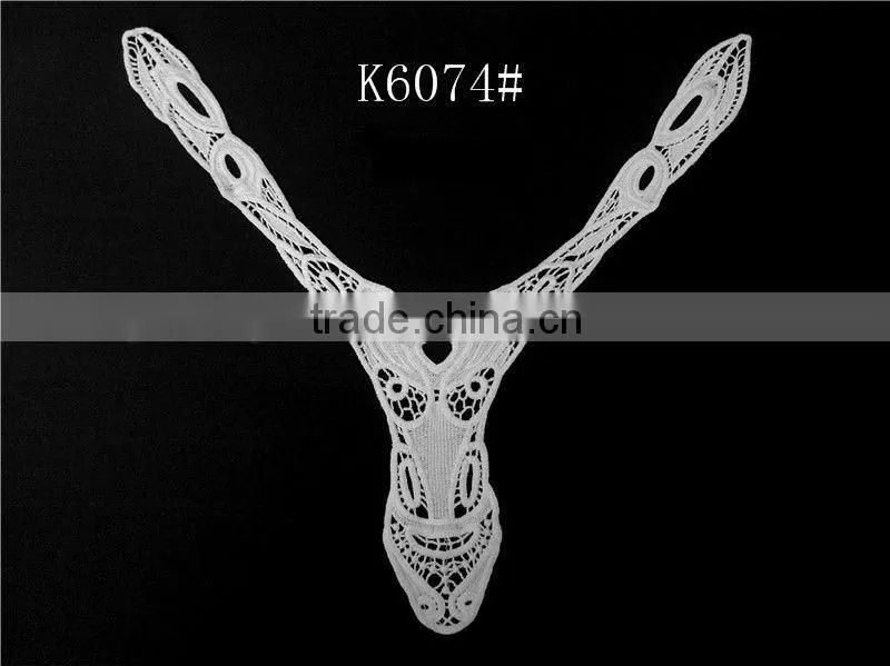 100% cotton fabric fashion embroidery latest women collar designs