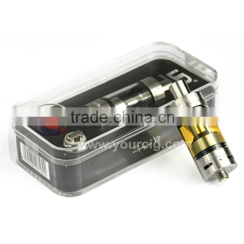 2016 ud new most popular vaporizer zephyrus v2 rebuildable atomizer prevent condensation bigger build deck 1.8ohms OCC head