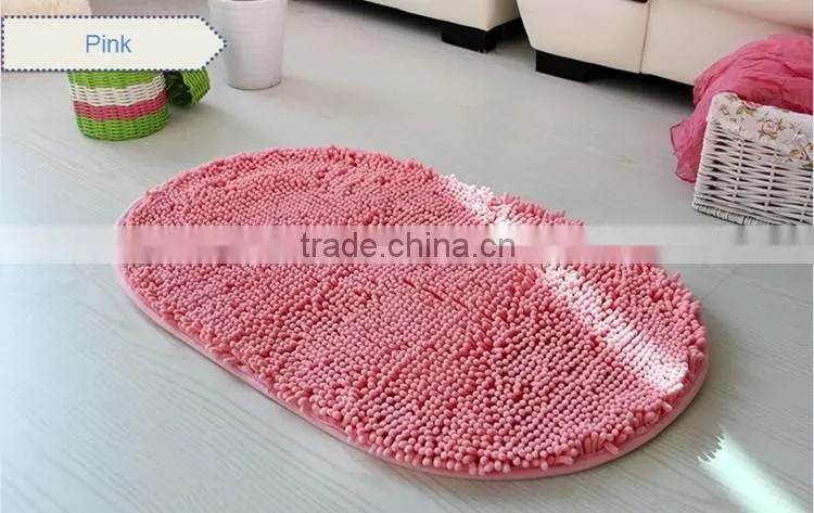 tufted chenille polyester mat
