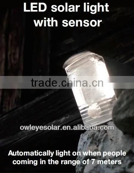 solar security light with motion sensor, solar driveway sensor light