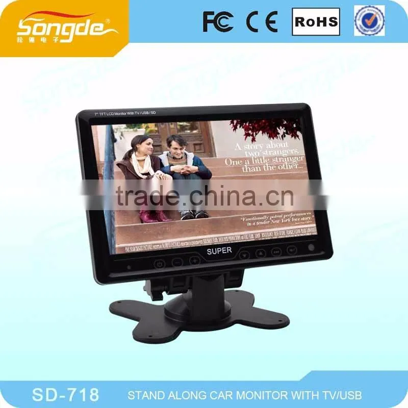 7 inch TFT LCD Touch Screen monitor with USB powered touch car display