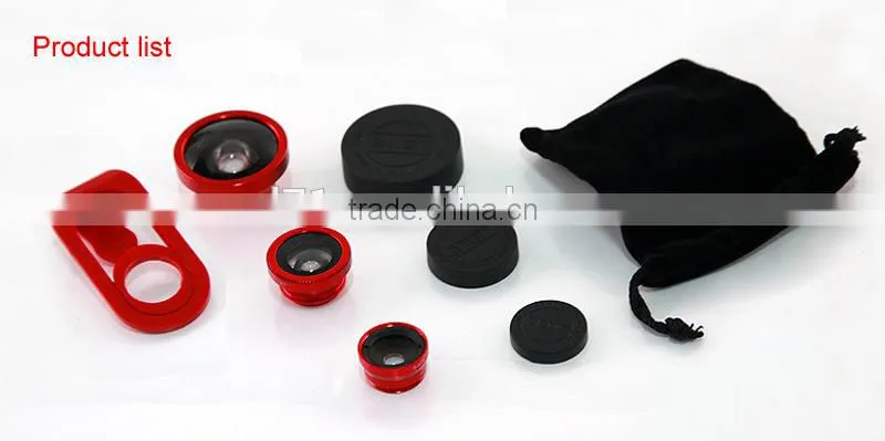 New Design zoom lens for mobile phone camera lens for 4 in 1 special effect