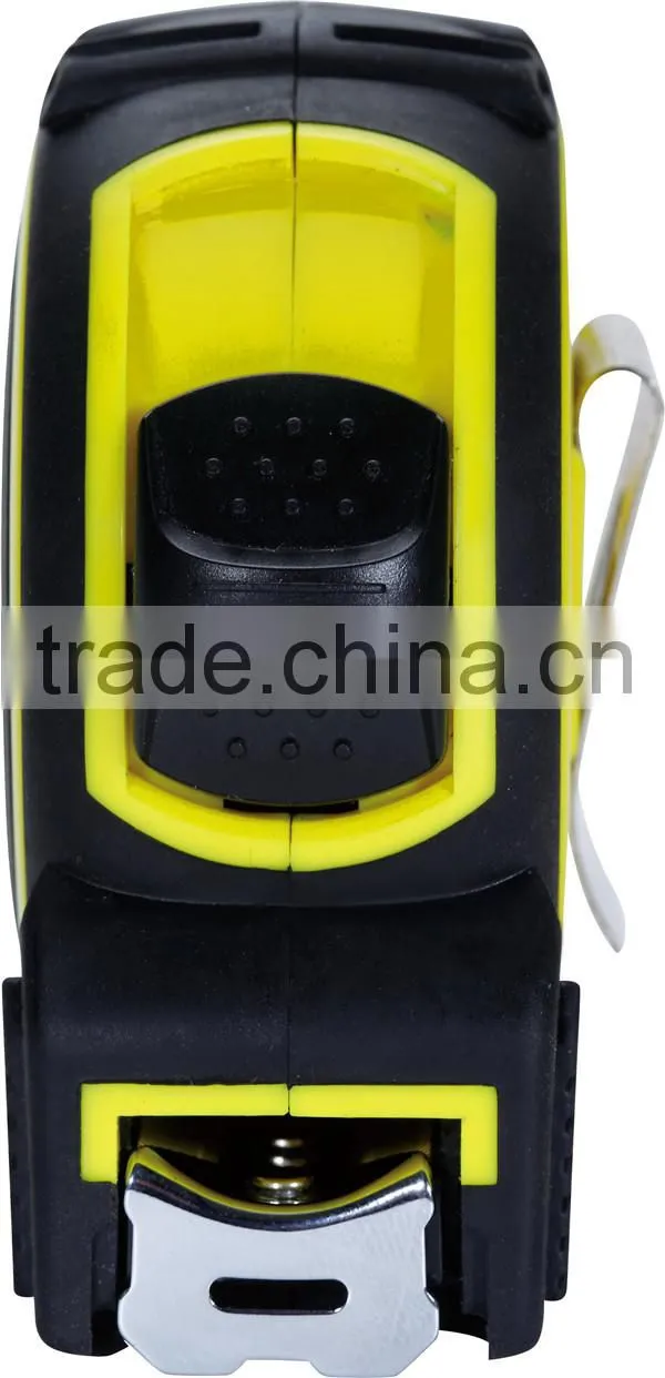 New steel measuring tape,American style,Non-slip rubber case