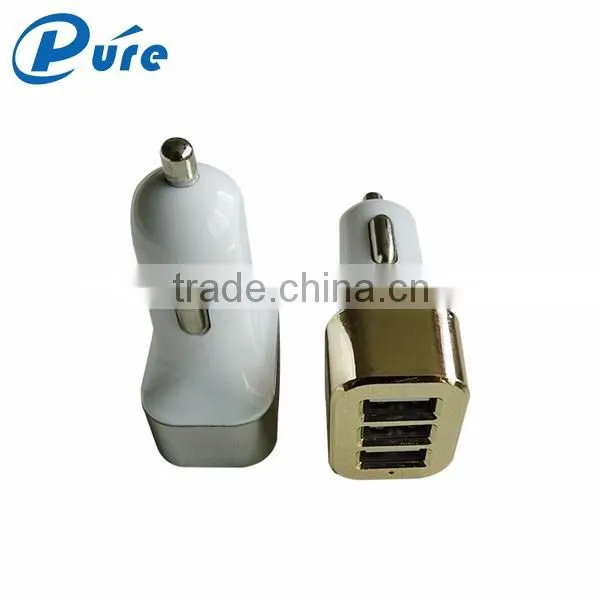 wholesale alibab 3 usb car charger adapter 3 port usb car charger Quick Charge Car Charger for mobile phone