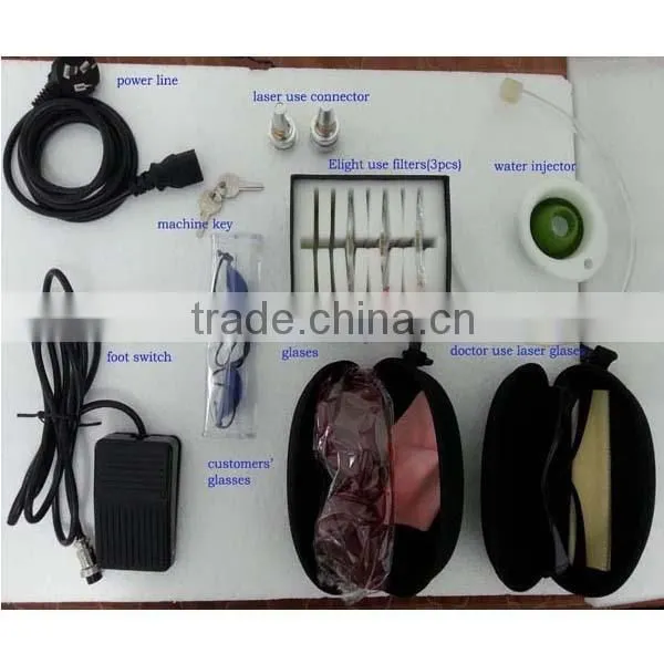 Nd Yag laser ipl saloon beauty machine hand